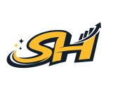 stylized SH logo wit